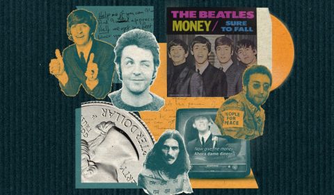13 de julho é o Dia Mundial do Rock, e os Beatles podem te mostrar como investir melhor - Ilustração/Montagem: Marcelo Andreguetti