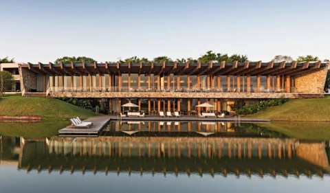O hotel Fasano Boa Vista, localizado no interior de São Paulo — Foto: Reprodução
