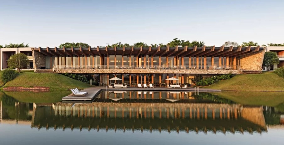 O hotel Fasano Boa Vista, localizado no interior de São Paulo