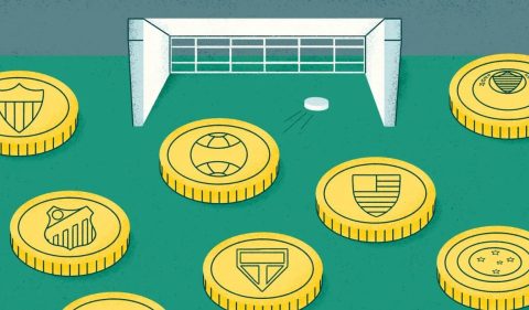 Fan tokens: antes de investir no ativo digital, estude a respeito. (Ilustração: Renata Miwa)