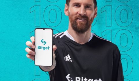 A Bitget fechou parceria com o jogador Lionel Messi em seu plano de expansão na América Latina. Foto: Divulgação