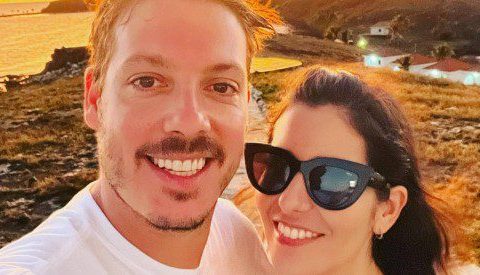 Casamento do humorista Fabio Porchat e da produtora Nataly teria terminado porque ele não queria filhos, mas ela queria