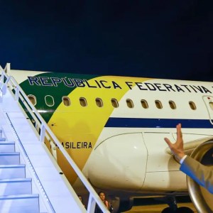 Lula e a primeira-dama, Janja da Silva embarcam para Portugal. Foto: Ricardo Stuckert