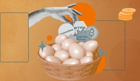 Não coloque todos os ovos na mesma cesta: diversificação de investimentos é fundamental para que não corra o risco de perder tudo de uma vez - Ilustração: Matheus Carvalho/IF