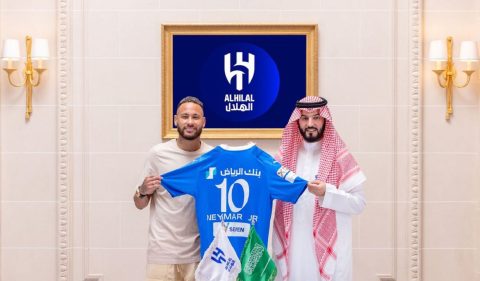 Neymar assina contrato para ser jogador do Al-Hilal, da Arábia Saudita - Foto: Divulgação/Al-Hilal