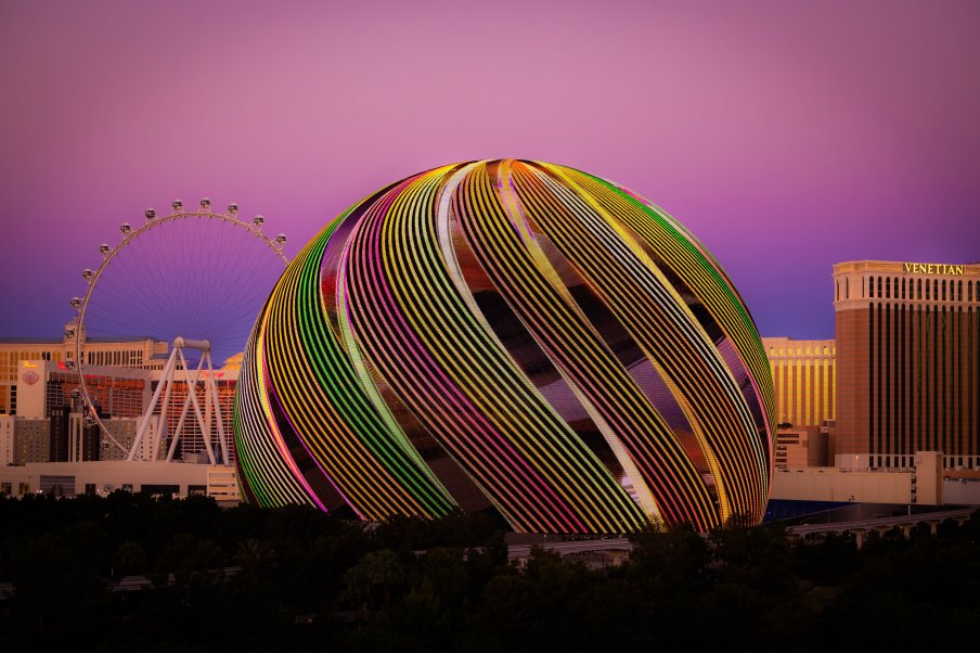 Imagem externa do Sphere Las Vegas