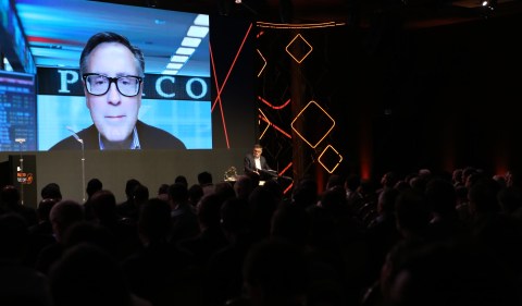 Richard Clarida, Global Economic Advisor - PIMCO, durante o evento Macro Vision. Foto: Bufalos