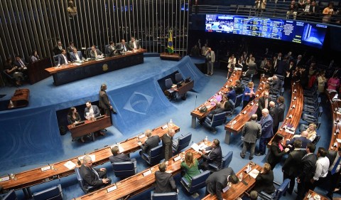 Plenário do Senado durante sessão de votação de projetos. Foto: Jonas Pereira/Agência Senado