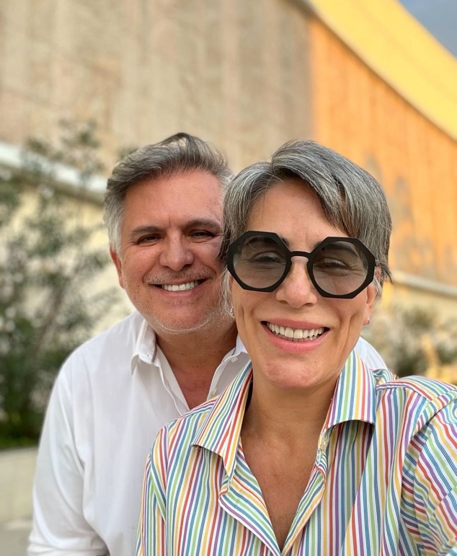 Orlando Morais e Glória Pires