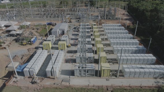 Foto de usina de transmissão da Isa Energia (ISAE4). A matéria discute as chances entre especialistas de a transmissora pagar dividendos extraordinários em 2025.