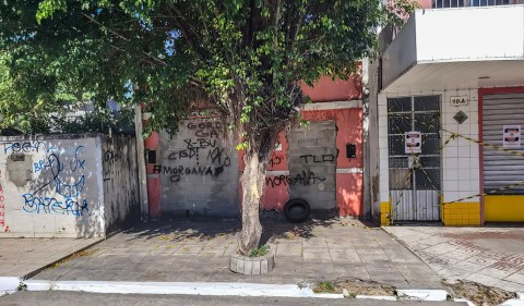 Bairros com risco de afundamento desocupados em Maceió, em razão de exploração do sal-gema pela Braskem (BRKM5). Foto: Gésio Passos/Agência Brasil