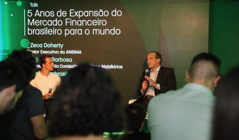 O ex-presidente da CVM, Macelo Barbosa (à direita), em evento da Avenue em novembro de 2023. Foto: divulgação / Avenue