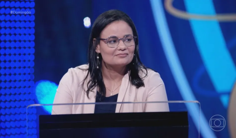 Prêmio de R$ 1 milhão rende mais de R$ 7 mil mensais para a jornalista, que quer estudar para concurso. Foto: Reprodução / TV Globo