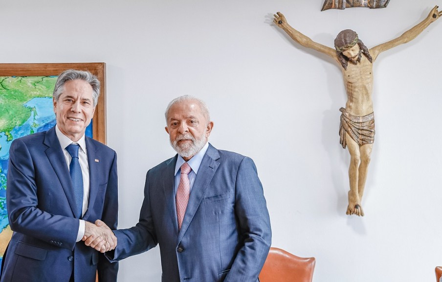 Antony Blinken após encontro com Lula: ‘Estados Unidos e Brasil estão fazendo coisas muito importantes juntos’