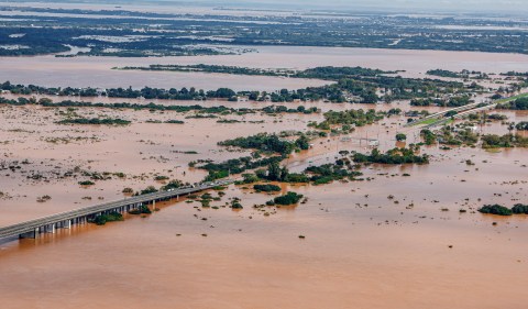 Chuvas no Rio Grande do Sul devem causar alta nos preços de arroz, carnes e mais. Foto: Ricardo Stuckert/PR