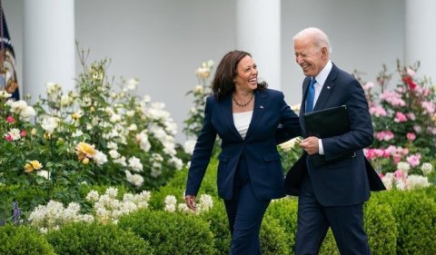 Kamala Harris e Joe Biden (Foto: Reprodução/x.com/KamalaHarris/)