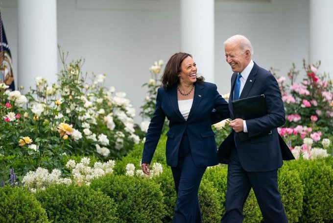 Kamala Harris e Joe Biden