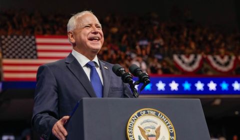 Tim Walz, candidato a vice-presidente dos Estados Unidos. Foto: Reprodução / Instagram @timwalz