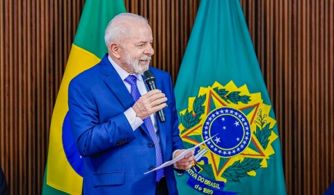 Presidente Lula durante reunião ministerial no Palácio do Planalto, em Brasília (DF). Foto: Ricardo Stuckert/PR