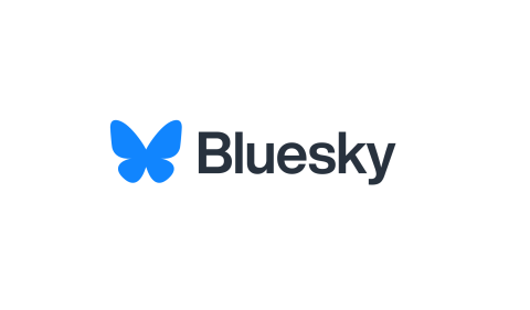 Logo da rede social Bluesky. Foto: Divulgação