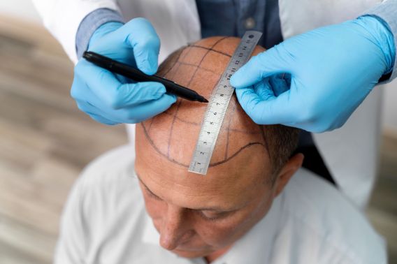 Quanto custa um implante capilar? A resposta depende da técnica utilizada e de outros fatores, como experiência do médico e tipo de tratamento. Foto: Freepik