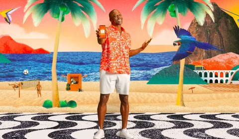 O ator Terry Crews, estrela das propagandas da Shopee no Brasil. Itaú BBA avalia em relatório se plataforma asiática pode desbancar o Mercado Livre no país. Foto: Divulgação